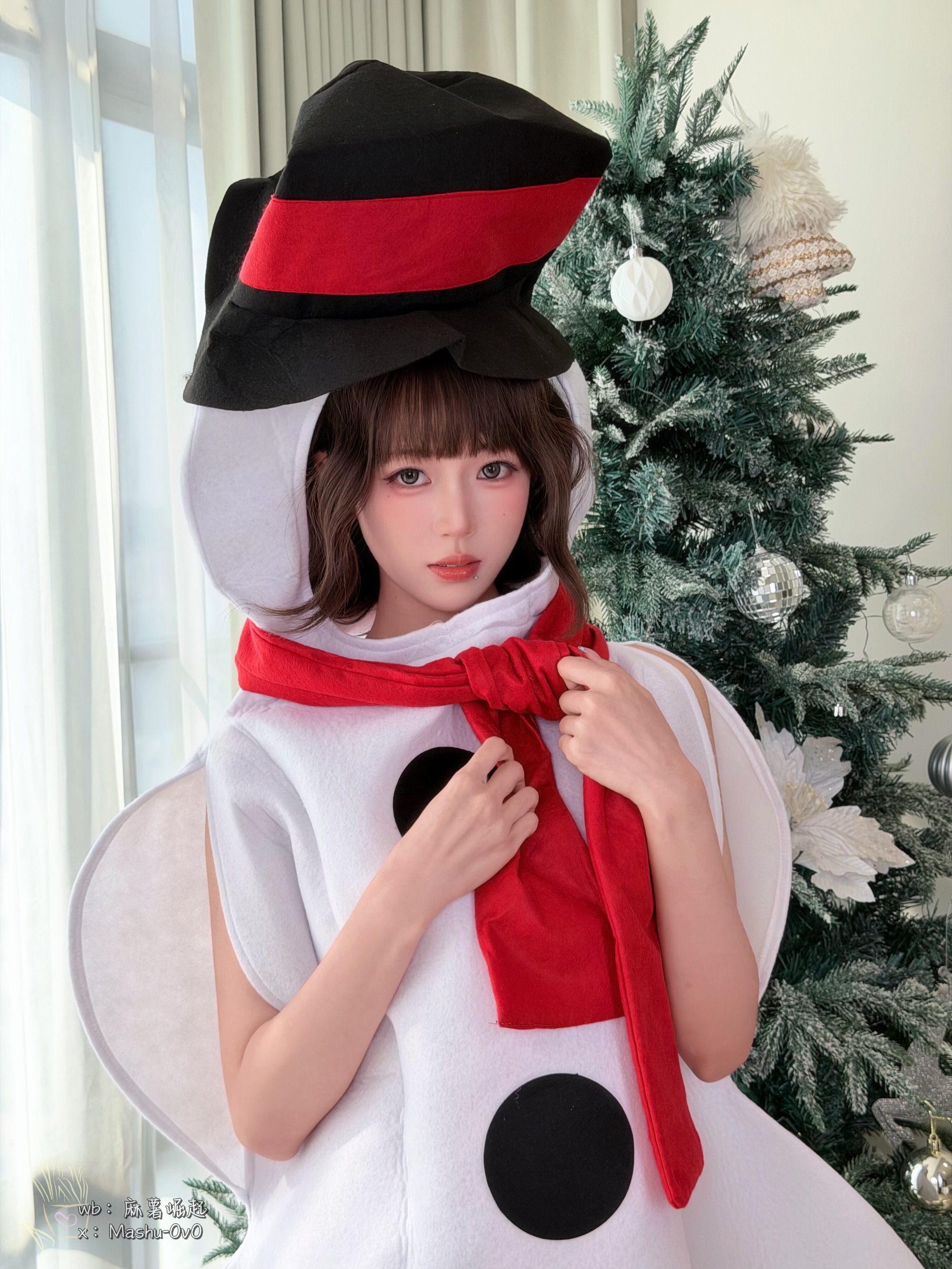 图片[1]-麻薯好吃 – NO.026 雪人小姐的惊喜指令[73P]-XikXak